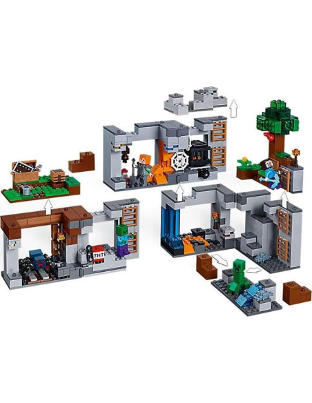 LEGO Minecraft 21147 Las Aventuras de Bedrock - 644 Piezas