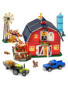 Juego de Construcción de Granja INSOON 1419 PZS con Luces LED