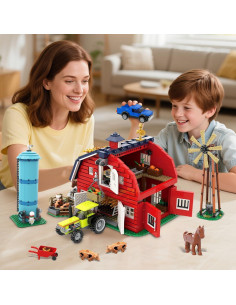 Juego de Construcción de Granja INSOON 1419 PZS con Luces LED 2