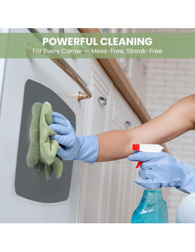 Paquete de 12 Paños de Microfibra SIFANGKE 30x30 cm Multicolor