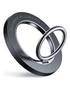 Anillo Magnético Lamicall para Teléfono MagSafe Negro