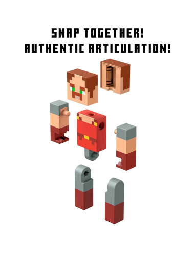 Juego de Figuras de Fusión Mattel Minecraft - Crea Personajes