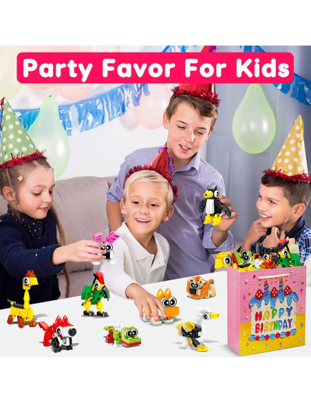 20 Mini Bloques de Construcción de Animales Basytodio - Juguetes Educativos