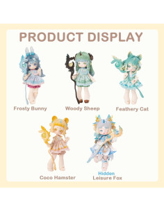 Antu Cute Beast Magic Series - Set de 4 Figuras Coleccionables 2