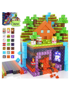 Bloques Magnéticos IGIVI 100PCS - Juguetes STEM 3D para Niños