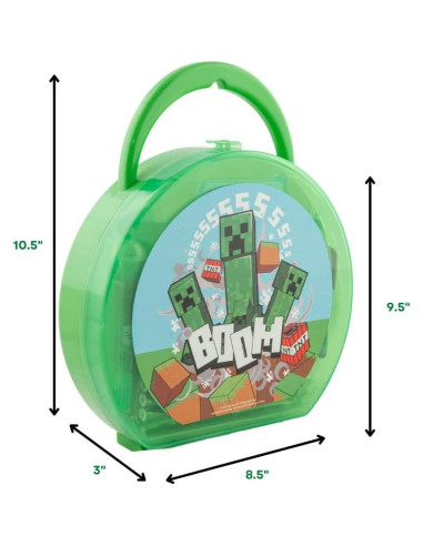 Juego de Actividades Minecraft - Estuche de Viaje con Stickers