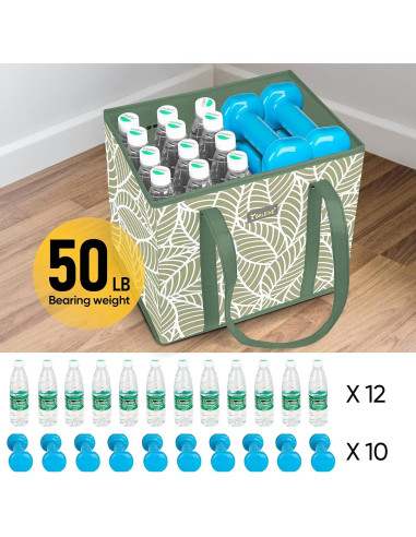 Bolsas de Compras Reutilizables BALEINE 4 Pk Follaje Antiguo