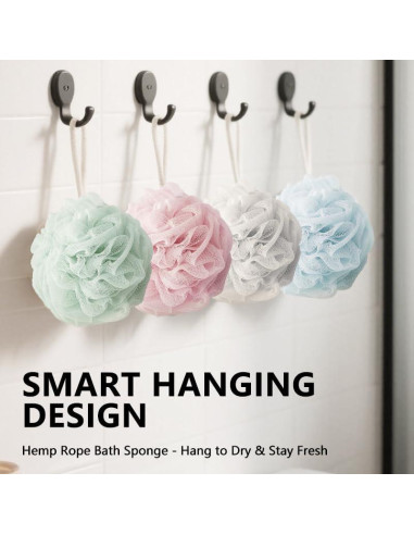 Esponja Exfoliante de Lufa Kristin Fox - 4 Unidades 11.43 cm