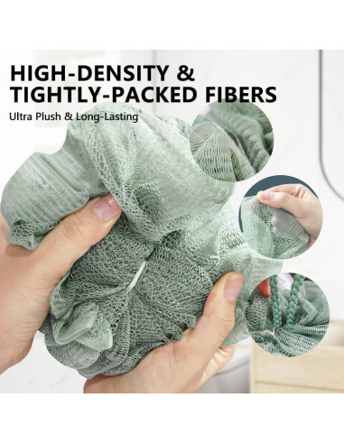 Esponja Exfoliante de Lufa Kristin Fox - 4 Unidades 11.43 cm