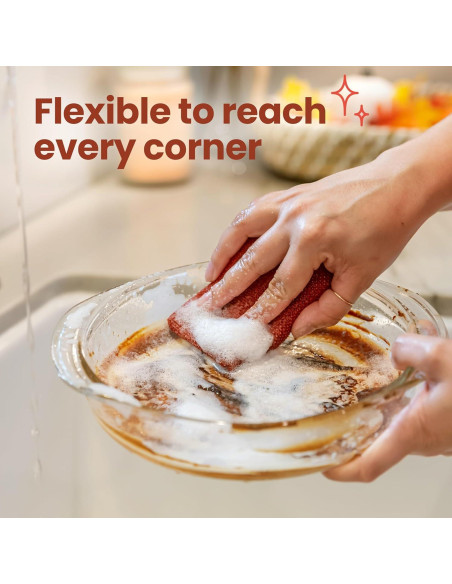 Colección Brite Harvest Scotch-Brite 8 Esponjas de Limpieza