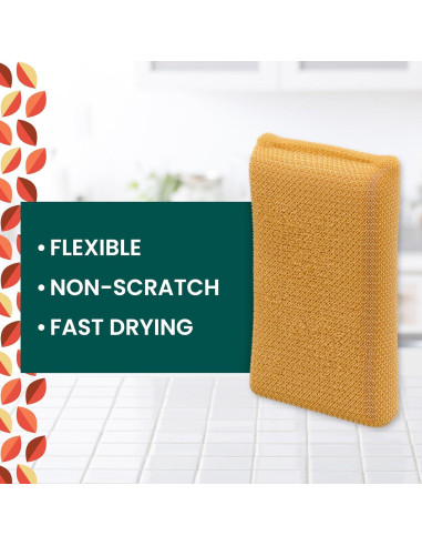 Colección Brite Harvest Scotch-Brite 8 Esponjas de Limpieza