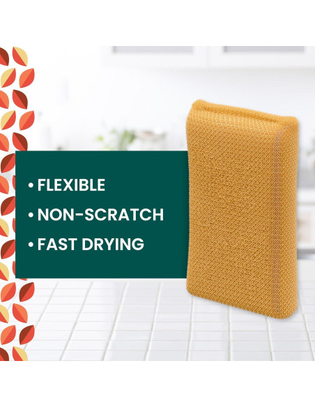 Colección Brite Harvest Scotch-Brite 8 Esponjas de Limpieza