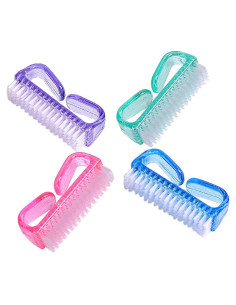 Cepillos de Uñas Hupos - 4 Piezas, Diseño Ergonómico