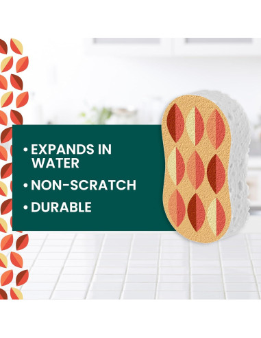 Colección Brite Harvest Scotch-Brite 8 Esponjas de Limpieza