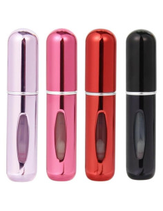 Botellas Atomizadoras de Perfume Recargables Genérico 5ml - Paquete de 4