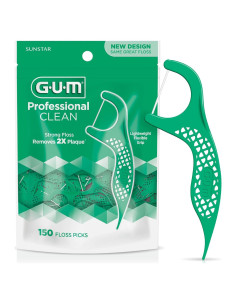 Palillos de Hilo Dental GUM Profesional 150 Unidades Menta