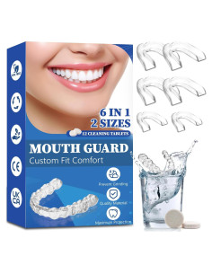 Protector Bucal Nocturno Mitreal para Rechinar Dientes con 12 Tabletas