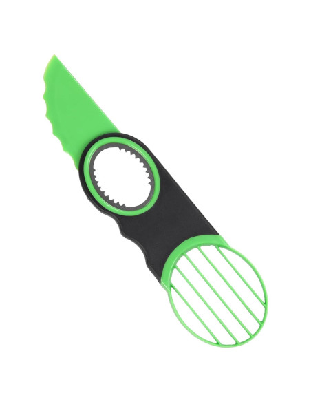 Cortador de Aguacate 3-en-1 Ebecuoa Acero Inoxidable Verde