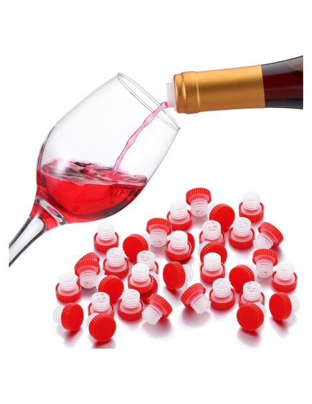 48 Vertedores de Vino Lento e essco para Botellas Tapadas