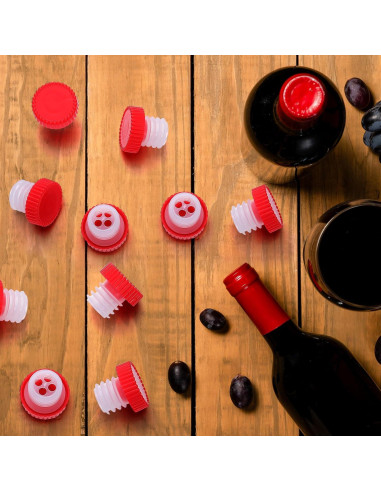 48 Vertedores de Vino Lento e essco para Botellas Tapadas