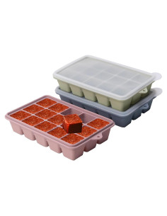 Moldes de Silicona para Congelar BECOKIT 2 Cucharadas Multicolor