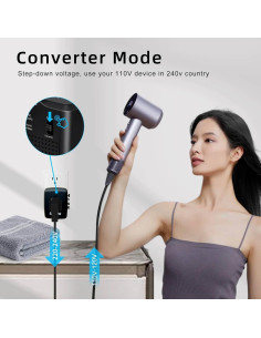 Adaptador Convertidor de Voltaje 220V a 110V DONGGUAN 402 2