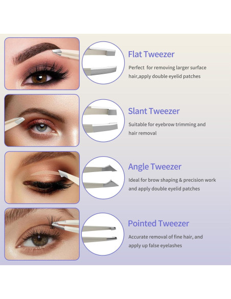 Juego de Manicura 10 en 1 ESSBES Acero Inoxidable Púrpura Juego de Manicura 10 en 1 ESSBES Acero Inoxidable Púrpura