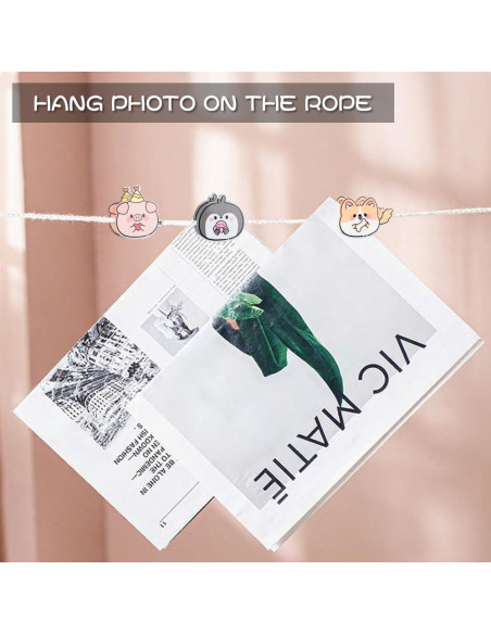 Juego de 9 Clips de Sellado BieFuDan en Forma de Animal