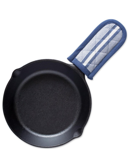Juego de Mangos de Sartén DII 15.24x7.62 cm Algodón Azul Francés