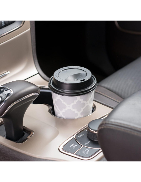 Tazas de papel desechables Hefty 16 oz con tapas - 20 unidades