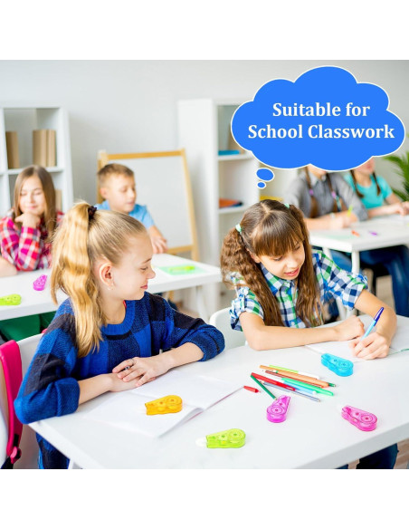 Cinta Correctora Mini Chivao 60 Unidades 4 m Colorido Oficina