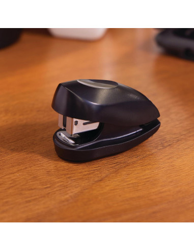 Grapadora Mini Swingline Tot Negra, 12 Hojas, 1000 Grapas