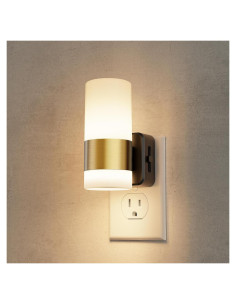 Luz Nocturna LED Regulable L LOHAS 2 Piezas 3000K 1W