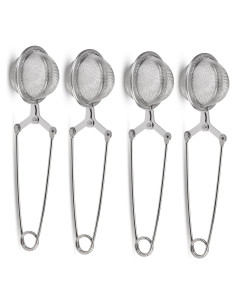 Coladores de Té JEXCULL Acero Inoxidable 4 Piezas 17 cm