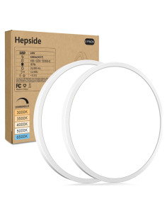 Luz de Techo LED Empotrada Hepside 30.48cm 24W Regulable