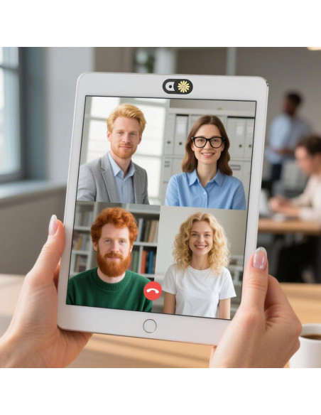 6 Piezas Cubiertas de Webcam PRESSINART Floral Privacidad