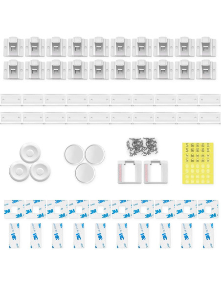 Candados Magnéticos de Seguridad Norjews - 20 Unidades y 3 Llaves