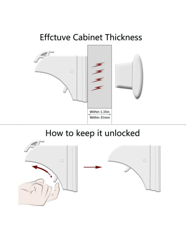 Candados Magnéticos de Seguridad Norjews - 20 Unidades y 3 Llaves