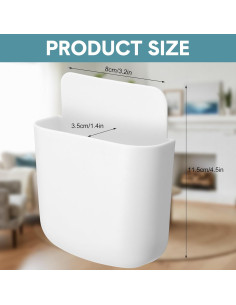 Soportes de Control Remoto Kathfly 6 Pcs Adhesivos Multicolor 2