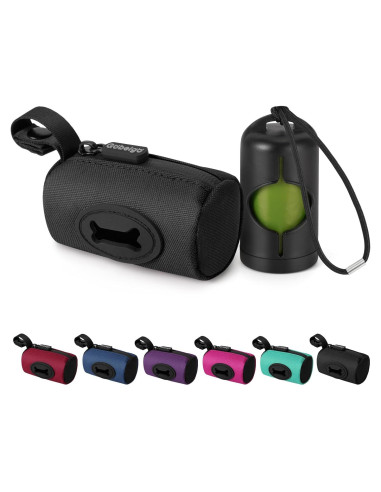 Soporte de bolsas de excremento para perros Gobeigo - Negro
