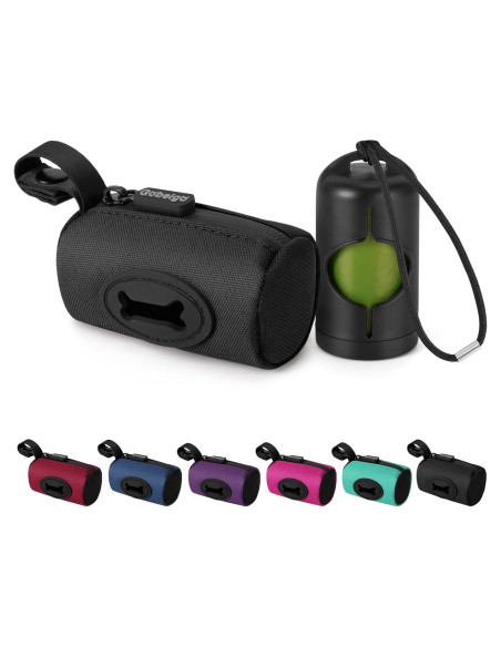 Soporte de bolsas de excremento para perros Gobeigo - Negro