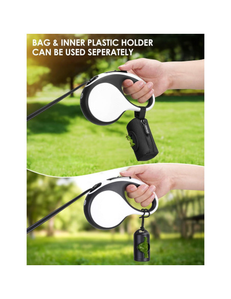 Soporte de bolsas de excremento para perros Gobeigo - Negro