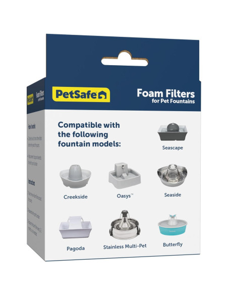 Filtros de Espuma de Reemplazo PetSafe Drinkwell - Paquete de 2