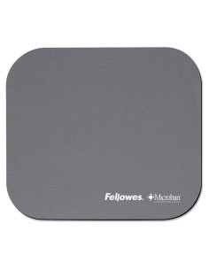 Alfombrilla de ratón Fellowes Microban Grafito 23x19 cm