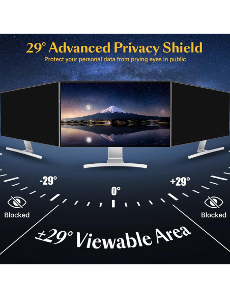 Filtro de Pantalla de Privacidad Magnético JEEETINTX 27" Antirreflejo Filtro de Pantalla de Privacidad Magnético JEEETINTX 27" Antirreflejo