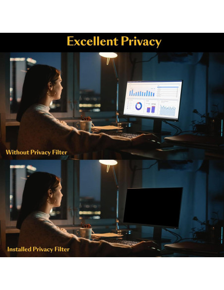 Filtro de Pantalla de Privacidad Magnético JEEETINTX 27" Antirreflejo Filtro de Pantalla de Privacidad Magnético JEEETINTX 27" Antirreflejo