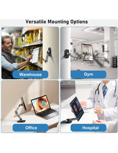 Soporte de Pared Magnético NINEFATICS para iPad 4.7"-13"