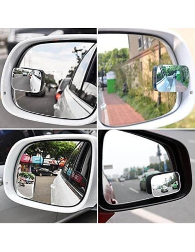 Espejo de Punto Ciego Convexo AmFor HD Ajustable 2 PCS