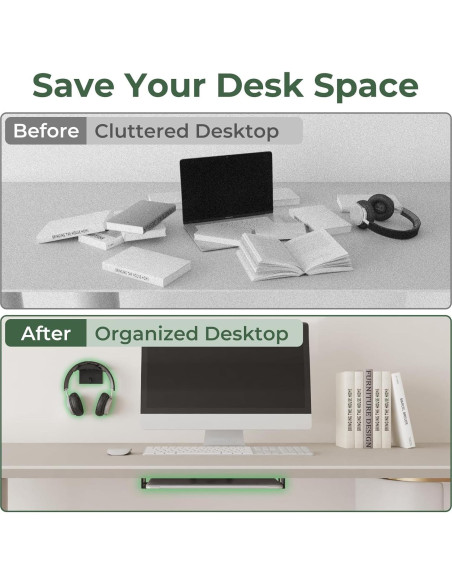 Soporte para Laptop Bajo Escritorio Motiexic - Ahorra Espacio