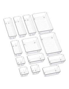 Organizadores de Cajones SMARTAKE 13 Piezas Antideslizantes